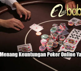 Peluang Menang Keuntungan Poker Online Yang Efektif